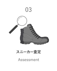 03 スニーカー査定 Assessment